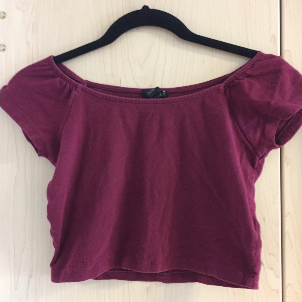 Cute Off-Shoulder Crop Top
